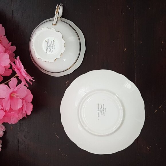 Bone China Royal Stafford Chintz Tea Cup & Saucer Chintz England Christmas Gift - Picture 7 of 8